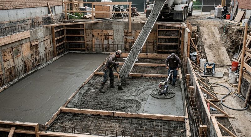 Basement Concrete Installation in Gurley, AL