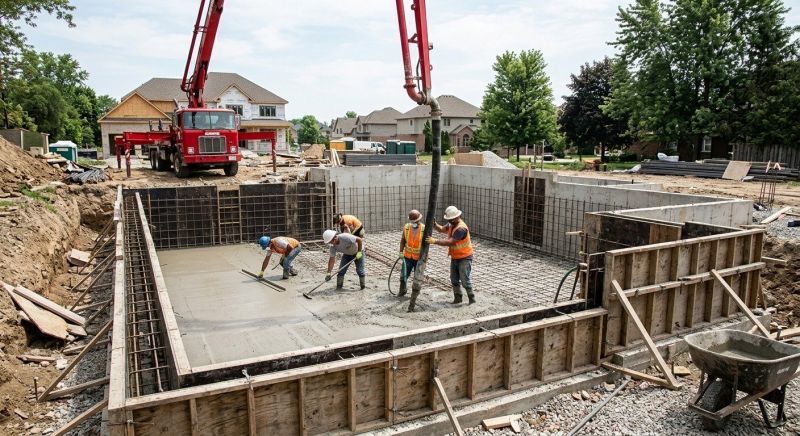 Basement Concrete Installation in Huntsville, AL