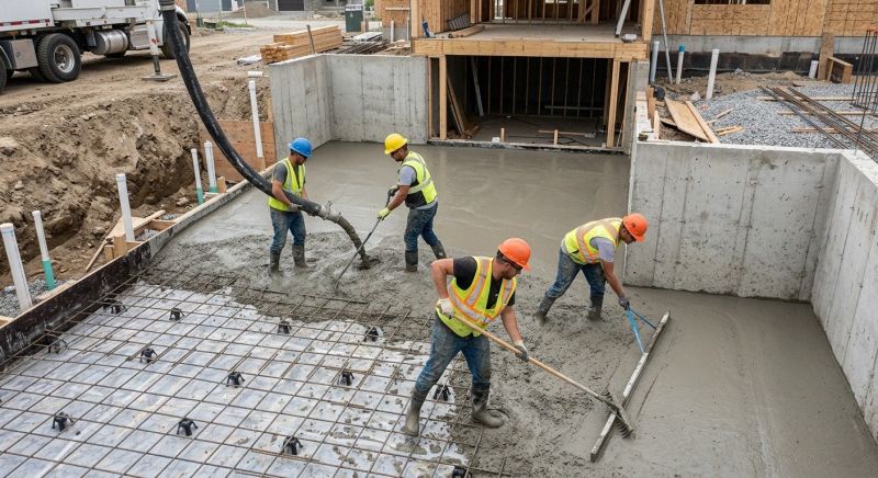 Basement Concrete Pouring in Huntsville, AL