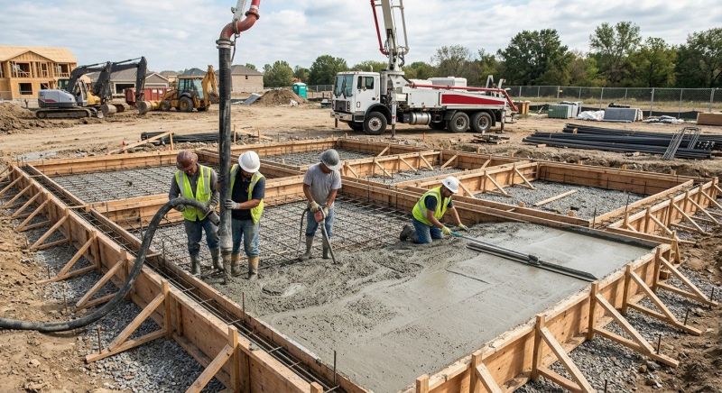 Cement Foundation Installation in Huntsville, AL