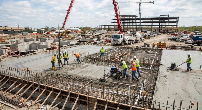 Commercial Slab Construction in Huntsville, AL