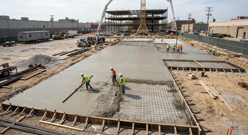 Commercial Slab Installation in Elkmont, AL