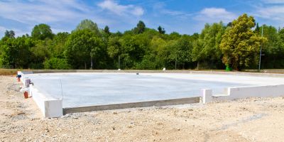 Commercial Slab Installation in Harvest, AL