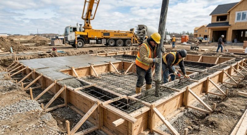 Concrete Foundation Installation in Elkmont, AL