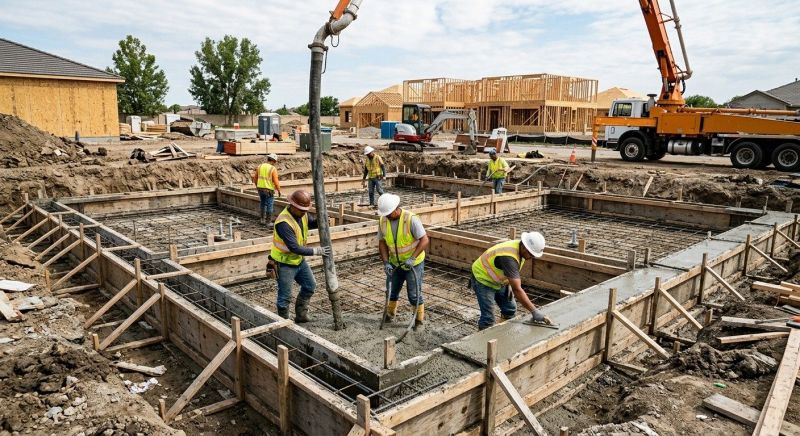 Concrete Foundation Installation in Huntsville, AL