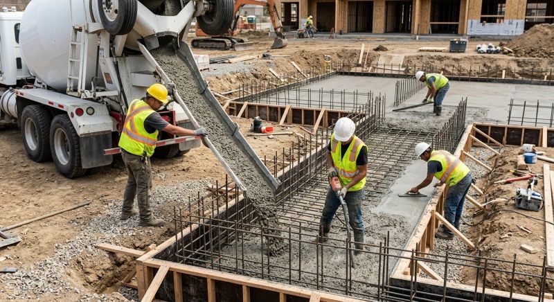 Foundation Wall Pouring in Huntsville, AL