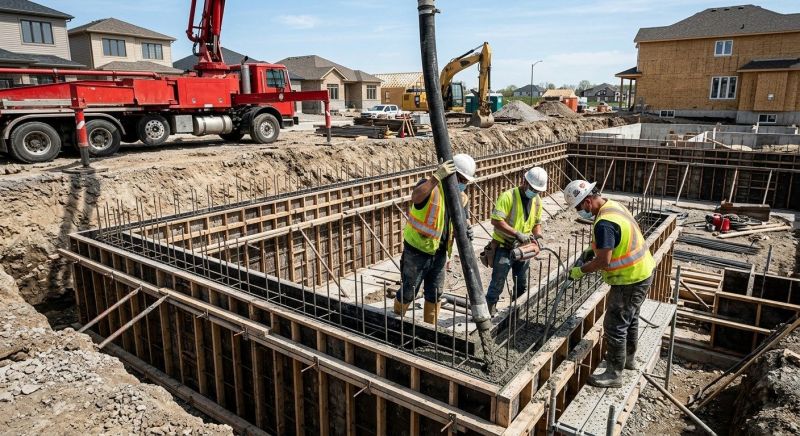 Foundation Wall Pouring in Owens Cross Roads, AL